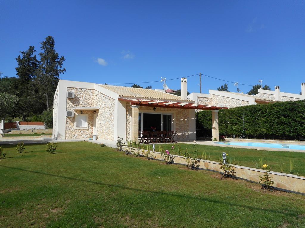 Villa Poulades Gouvia Bagian luar foto