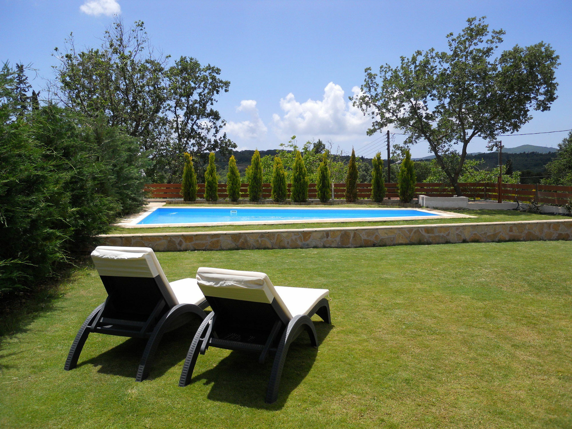 Villa Poulades Gouvia Bagian luar foto
